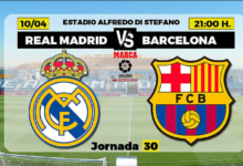 real madrid vs fc barcelona lineups